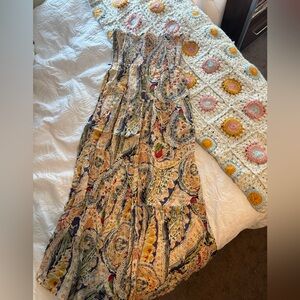 American Eagle Outfitters Colorful Bohemian Maxi Dress